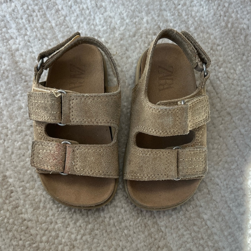 Zara kids toddler leather sandals